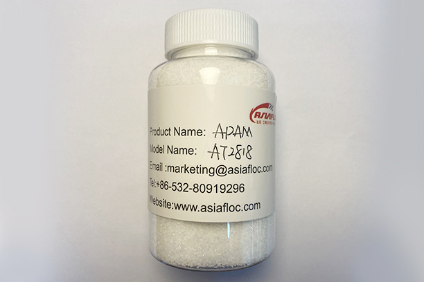 PHPA polyacrylamide with lower viscosity and hydrolysis degree used for oilfield
